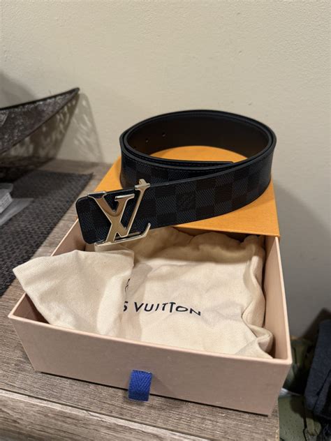 louis vuitton checkered belt price|Louis Vuitton suede belt.